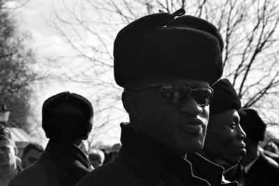 Sunday, guarding the speaker, Speaker's Corner